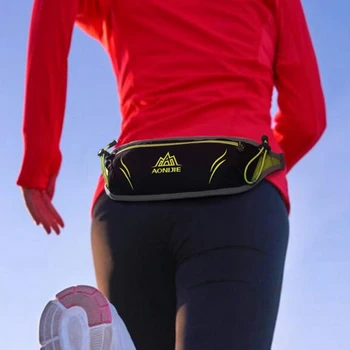 AONİJİE Açık Spor Bel Çantaları Yürüyüş Koşu Bisiklet için Çalışan Kemer Çanta su Geçirmez Çanta Erkek Kadın Bel