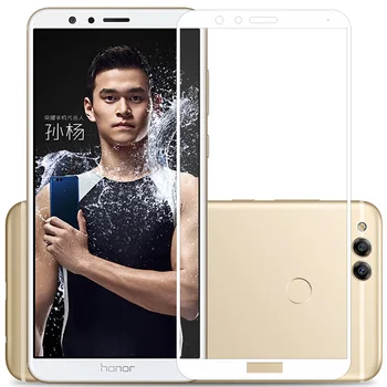 Huawei honor İçin 7 x ekran koruyucu örtüsü onur 7x cam koruyucu film kılıfı huylu Huawei honor 7x cam için