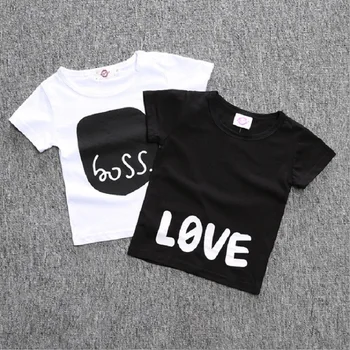 Yaz Bebek Erkek T-Shirt Kısa Kollu Moda Çocuk Pamuk Bebek Kıyafetleri Kız Bluz Tee Çocuk T Shirt 70 80 90 100 En Fazla