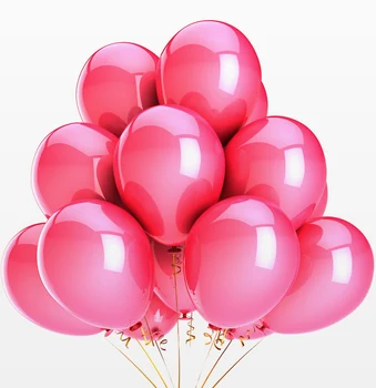 20pc yüksek kaliteli Romantik İnci balonlar 10 İnç Kalınlığında 2.2 g Doğum günü Parti Balonları Düğün Pembe Parti Süslemeleri