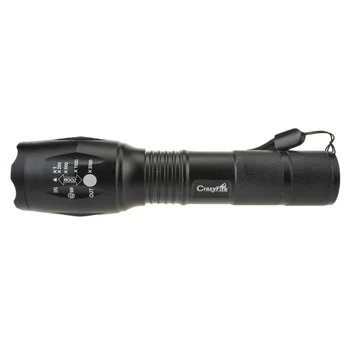 Crazyfire E17 Bakıştan el Feneri Lanterna Tatica Cree XML T6 2000 Lümen 18650 Pil Tarafından Meşale su Geçirmez Açık Led Işık