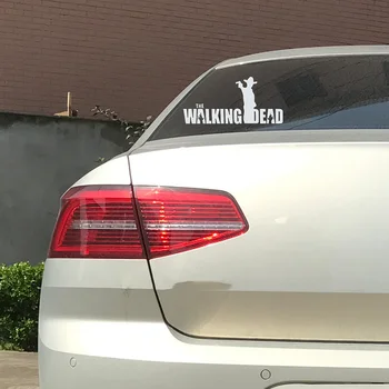 1 adet Passat BMW Golf için Yürüyen Ölü Araba Sticker Zombi Kişilik Biyokimyasal Kriz Kelimesi Şekillendirme Vücut Sticker SEEYULE