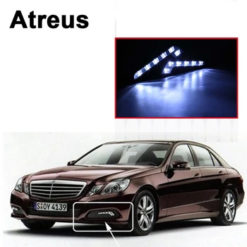 Mercedes benz W211 W203 W204 AMG W210 205 Mini cooper Skoda octavia a5 Araba Gündüz Farları gündüz farı Sis Lambası İçin Atreus 2X LED