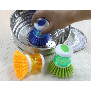 Fırça yıkama hidrolik basınç iki yüklü plastik sıvı basınçlı kap fırça temiz çamaşır fırça basın 301-0425