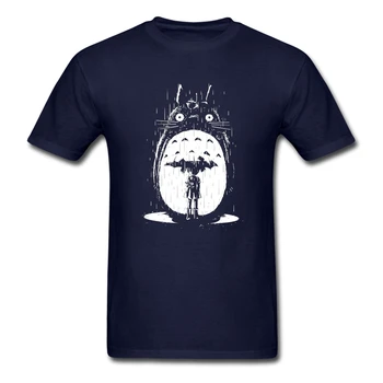 Erkek T Shirt Yaz Totoro Noir Komşum bir Komşum Gevşek Erkek Yaz O Boyun Tshirt Çocuklar Yeni Varış Basit Tişört Tops