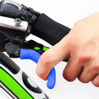 Sıcak Satış Fren kolu silikon kol dağ yol bisikleti evrensel tip fren kolu koruma fren ayarlar kapağı
