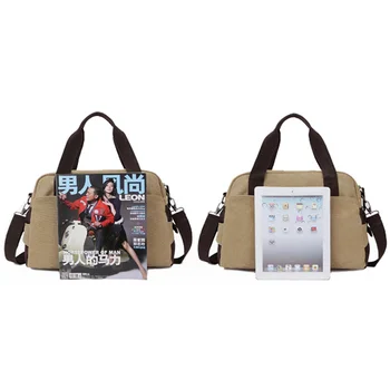 MANJİANGHONG yüksek kaliteli tuval erkek çanta sıradan bir üniversite öğrencisi laptop çanta Seyahat omuz çantası çok fonksiyonlu şey yapıyor çantaları