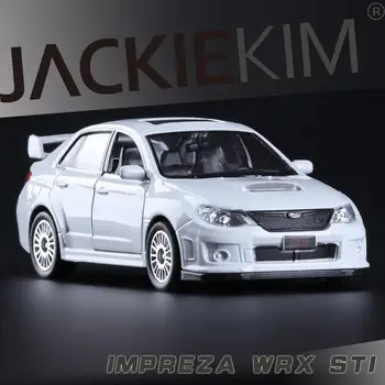 2011 Subaru Impreza 1:36 ölçekli yüksek simülasyonu Coupe,metal WRC STİ otomobil,2 açık kapı,model araba oyuncak,ücretsiz kargo geri çekin