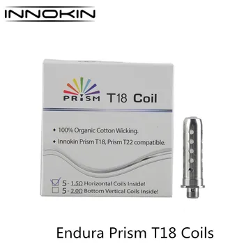 Orijinal İnnokin Endura Endura T18 T18 Seti 5 adet İçin 1.5 ohm Prism T18 Yedek Bobin Kafa Bobinleri