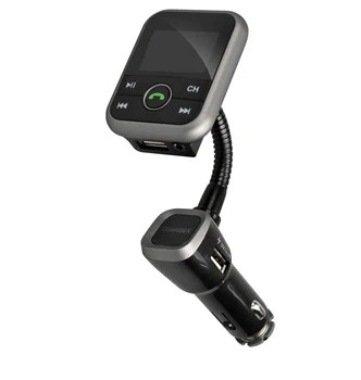 32 1G FM Transmitter AUX Bluetooth Araç Kiti handsfree-port 2USB Araç şarj cihazı TF/USB müzik Çalar Desteği