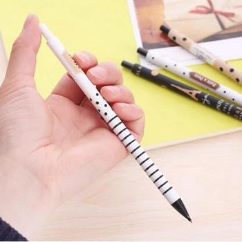 4 ADET Yaratıcı Yenilik Kule Otomatik Kalem Sevimli Kırtasiye 0.5 mm Plastik Otomatik Kalem Nokta