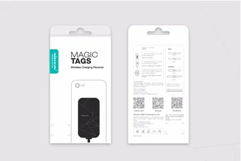 Nillkin Magic Etiketler Evrensel Qi Kablosuz Şarj Alıcısı Alıcı Pad Bobin USB Alıcı Adaptör C TİPİ bağlantı Noktası Mikro bağlantı Noktası