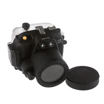 Canon KENDİNİZE 130 için Meikon 40M su Geçirmez Sualtı Kamera Konut Case Çanta