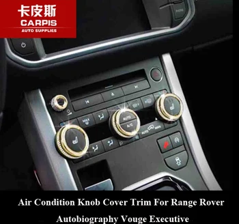 Aralığı İçin araba Klima Düğmesi Kapağı Döşeme Araba Klima Düğmesi Kapağı Sticker Rover Vogue SE Otobiyografi 2013 -2017 Şekillendirme