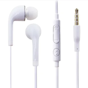 Tüm telefonlar İçin Mikrofon İle 3.5 mm Kulaklık Orijinal Klasik Beyaz Kulaklık-Kulak Kulaklık Kulaklık & Kulaklık 1 adet
