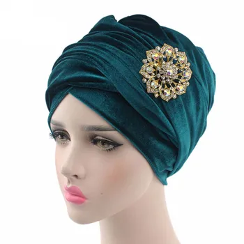 Kadın Şapka başörtüsü Türban Elastik Şapka Şapka Kap Hindistan Kemoterapi Kasketleri Müslüman Arap Amira Bayanlar için Şapka Kapaklar Skullies