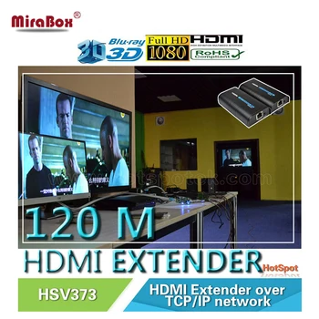 Mirabox HDMI tekrarlayıcı HDMI extender RJ-45 cat 5/5/multi mode desteği 1080P tarafından(393ft) 120 genişletebilirsiniz HDMI splitter gibi çalışabilir