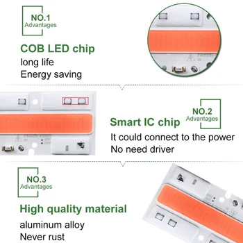 RAYWAYCOB Büyümek Chip Fito 30W50W WATT LED Diyot Fidan İçin Işıkları 220V 110 V DİY Hidrofonik Kapalı Büyümek Tam Spektrum LED Lamba