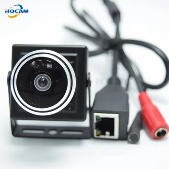 HQCAM 1080P Ses video Kamera MİNİ IP kamera H. 264 mikrofon kamera P2P ağ 1.78 mm Balıkgözü Lens, Geniş Açı Balıkgözü Lens