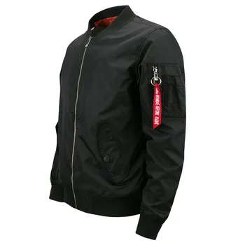 2018 Yeni Marka Erkek Ceket Ordu Askeri Tarzı Nefes alabilen Ceket Ceket jaqueta Pilot Bahar Militar Rüzgarlık JK103 Mens