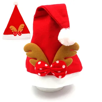 Noel İçin çocuklar Yetişkin Ev Dekorasyonu için yeni Noel Santa Şapka Noel Hediyesi Yeni Yıl Ücretsiz Kargo Bebek