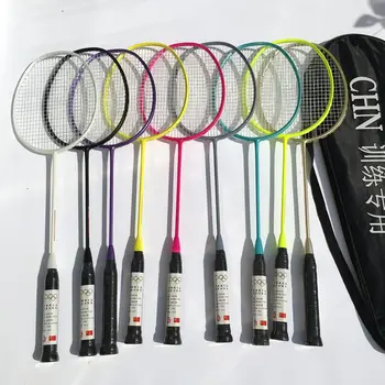 (5K 82g)1 adet Yeni 2016 ZARSİA Şeker Renk Işık Badminton %100 karbon badminton raketi Ücretsiz kargo Raket