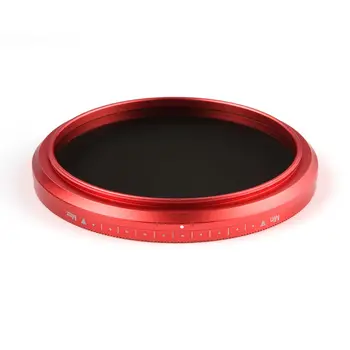 ND400 nd100 cfd'leri ND8 ND16 ND32 AD4 Nötr Yoğunluk ND2 Filtre FOTGA 77mm Değişken Faser ND Lens Kırmızı
