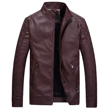 Sıcak sonbahar ve kış marka erkek 's deri ceket rahat ceket klasik deri ceket ceket takım elbise motosiklet
