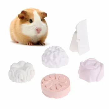 Pet Diş Taşı Kalsiyum Mineral Hamster Papağan Sıçan Sincap Çiğneme Oyuncağı Küçük Hayvan Malzemeleri Renk Rastgele C42 Taşlama