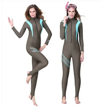 Neopren Kadınlar Spor Sörf Tam Vücut Tulum Dalış Elbisesi Mayo Erkek Balık Avı Dalış Elbisesi Triatlon Dalış Kıyafeti Dalış