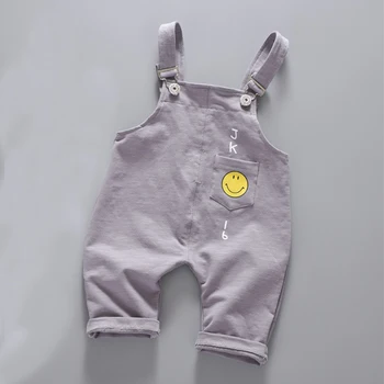 Zeka çocuk bebek pantolon 2017 yaz yeni pamuk Kore gülümseme kısa pantolon 1-4 yıl bebek kız Rahat pantolon Çocuk Pantolon