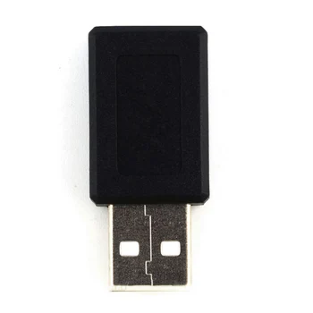 Kadın Adaptör Klasik Basit Tasarım USB Dişi Çevirici Konnektör Erkek Micro yeni Yüksek Hızlı USB 2.0 Erkek Siyah