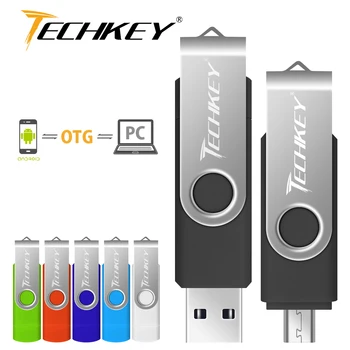 OTG USB Flash Sürücü cep telefonu akıllı telefon kalem sürücü 4GB 8 GB 16 GB 32 GB kapıların dışına kalem sürücüsü harici depolama usb bellek başparmak götürmek