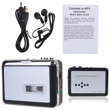 Orijinal Orijinal Ezcap 232 Vinil Teyp Kaset MP3 Dönüştürücü Ses Yakalama Walkman Müzik Çalar / Mikro SD Kart TF Kaydet