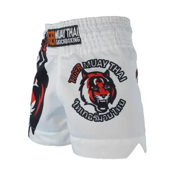 MMA Kaplan Muay Tay boks boks maçı Sanda eğitim nefes Tay boks şort giyim Tiger Muay Thai mma muay