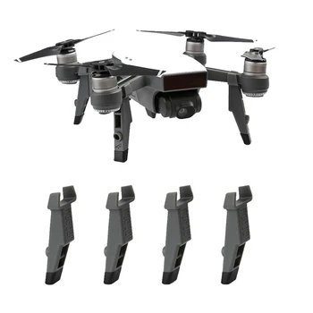 4 adet/RC Drone Yükseltme Yedek Parça Aksesuar Lastik Koruyucu Yükseltmek İniş Kıvılcım dji In Genişletilmiş İniş takımı Seti