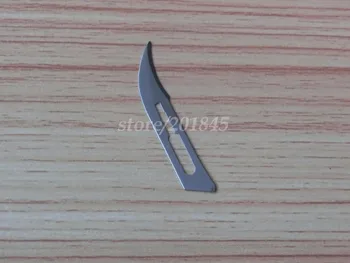 Steril Cerrahi Bıçak Takımı/faydalı 50Pcs #12 Neşter Kullanmak Karbon Çelik Profesyonel Oyma Bıçağı 12 Bıçak #Kavisli