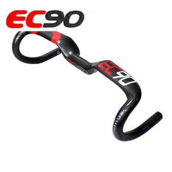 Yeni EC90 karbon fiber bisiklet gidon road highway 400 420 440MM 23.6 karbon gidon yol bisikleti gidon*kolu Akdeniz