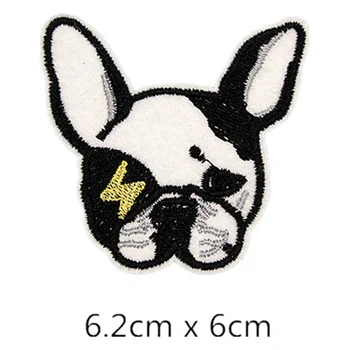 10 adet Köpek Dikiş Ceket Giysi Aplike Hayvanlar Etiketler BT098 Giyim Aksesuarları DİY Rozet Yama İşlemeli Demir