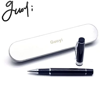 Guoyi A103 Klasik kalem klipsi metal Tükenmez Kalem İş Yüksek Kaliteli kalem Ofis ve Okul kırtasiye ve Yazma Metal hediyeler pe