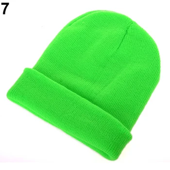 Muhteşem Kadın Erkekler 4XQG Toptan Düz Renk Düz Beanie Cap Örme Kafatası Şapka Manşet Boş Beany Perakende/Kış