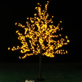 Açık su Geçirmez Suni 1.5 M Ev için Kiraz Çiçeği Ağacı Lamba 480LEDs Noel Ağacı Işık Festivali Dekorasyon Led