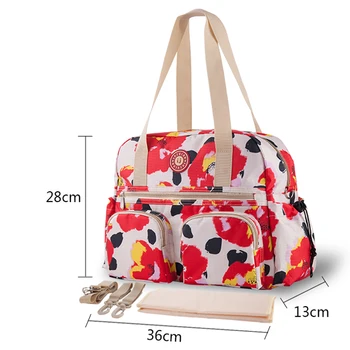 Ada Marka Mumya çanta bebek bezi çantası Taşımak çok fonksiyonlu anne materniny bakım çantası su geçirmez anne çanta bebek arabası çanta