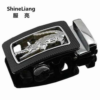 Shineliang Yeni Otomatik kemer tokası erkekler için Yüksek alaşımlı malzeme altın gümüş Uyum genişliği 3.5 CM Tasarımcı marka erkek kalite
