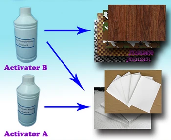 B Aktivatör Aktivatör hidrografik Su Transfer Baskı Film İçin hidrografik Aktivatör her A ve B 500 ml