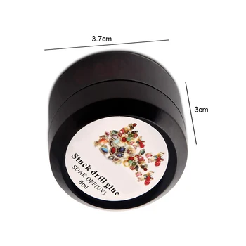 Mini Tutkal Folyo Taklidi Sticker Yapıştırıcı Mücevher Elmas Süper Matkap Tutkal Yapışkan Oje Sanatı Ekipmanları P2 Kalmış