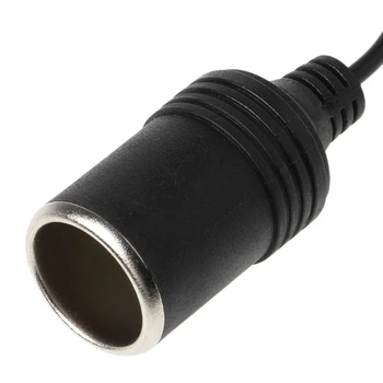 TCAM USB Erkek 12 V Araç Çakmak Soket Dişi Güç Dönüştürücü Adaptör Kablosu