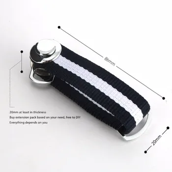 Nosii Taşınabilir Mini Kahya Araba Anahtarlık Anahtarlık Anahtar Klip Tutucu Cep Aracı Döngü