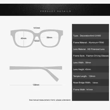 POLARSNOW Alüminyum+TR90 güneş Gözlüğü Erkek Güneş Gözlüğü Sürüş Marka Tasarımcısı Noktaları Kadın/Erkek Vintage Gözlük Polarize