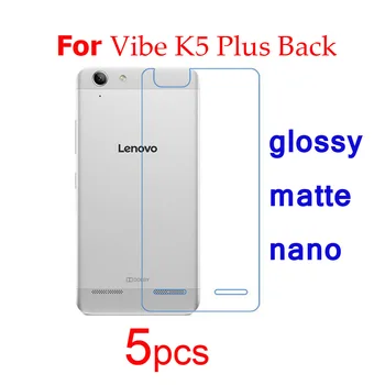 5 adet Ekran Koruyucu Güç K6 K6 Not Vibe,Açık/mat/Nano Patlamaya dayanıklı arka Lenovo K5 K5 Plus+ için koruyucu Film guard